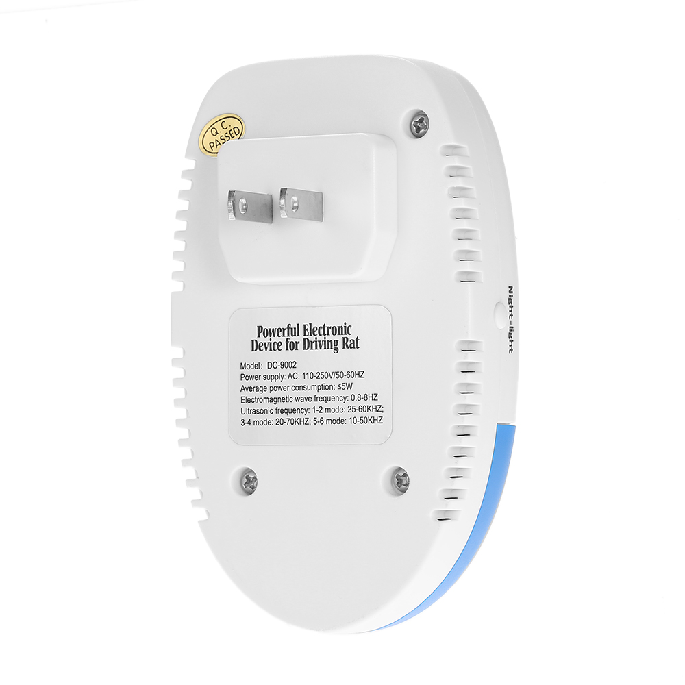 Ultrasonic Anti Mosquito Insect Repeller Rat Mouse Cockroach Pest Reject Repellent Electronic Pest Repeller