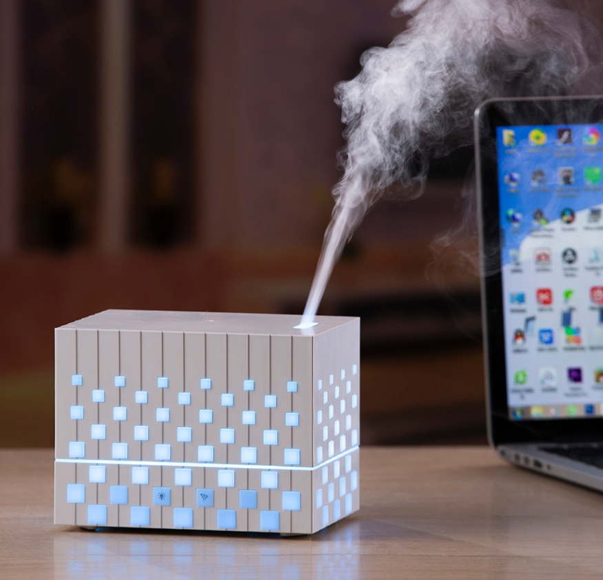Cube air purification 220ml Aromatherapy Humidifier Aroma Diffuser