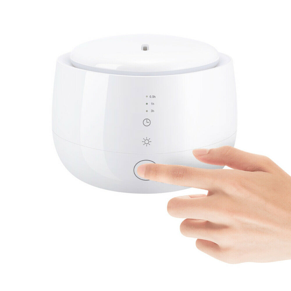 Ultrasonic Air Humidifier Purifier Aroma Essential 300ML Diffuser Touch Switch
