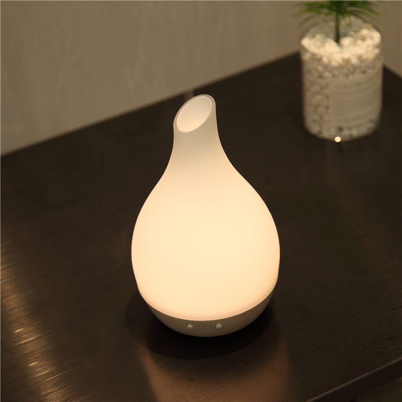 Ultrasonic Humidifier Ceramic Glass Wood 180ML Essential oil Aroma Diffuser
