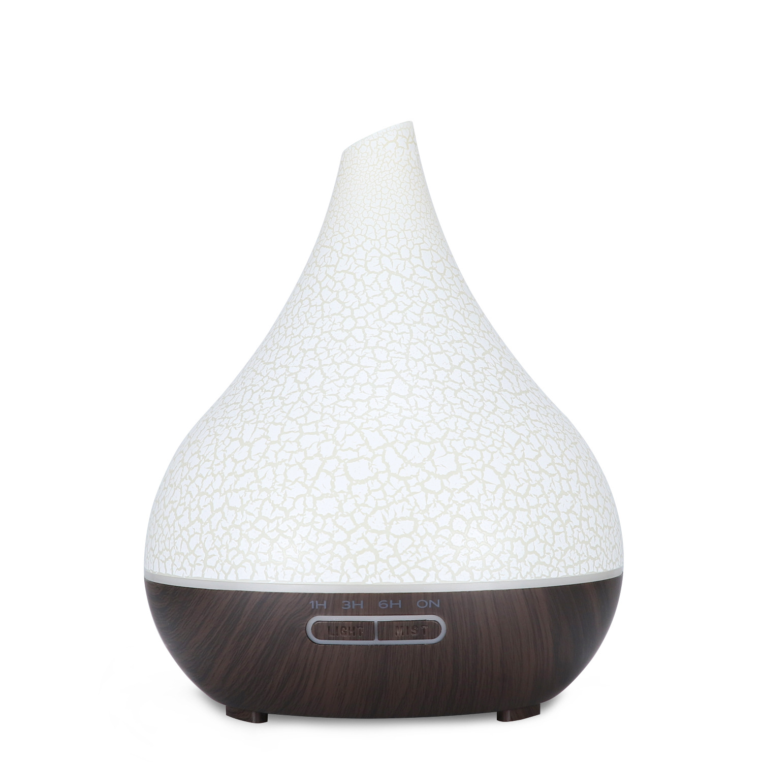 400ml Cracked Shell Timing Home Humidifier 7 Color LED Ultrasonic Aroma Diffuser