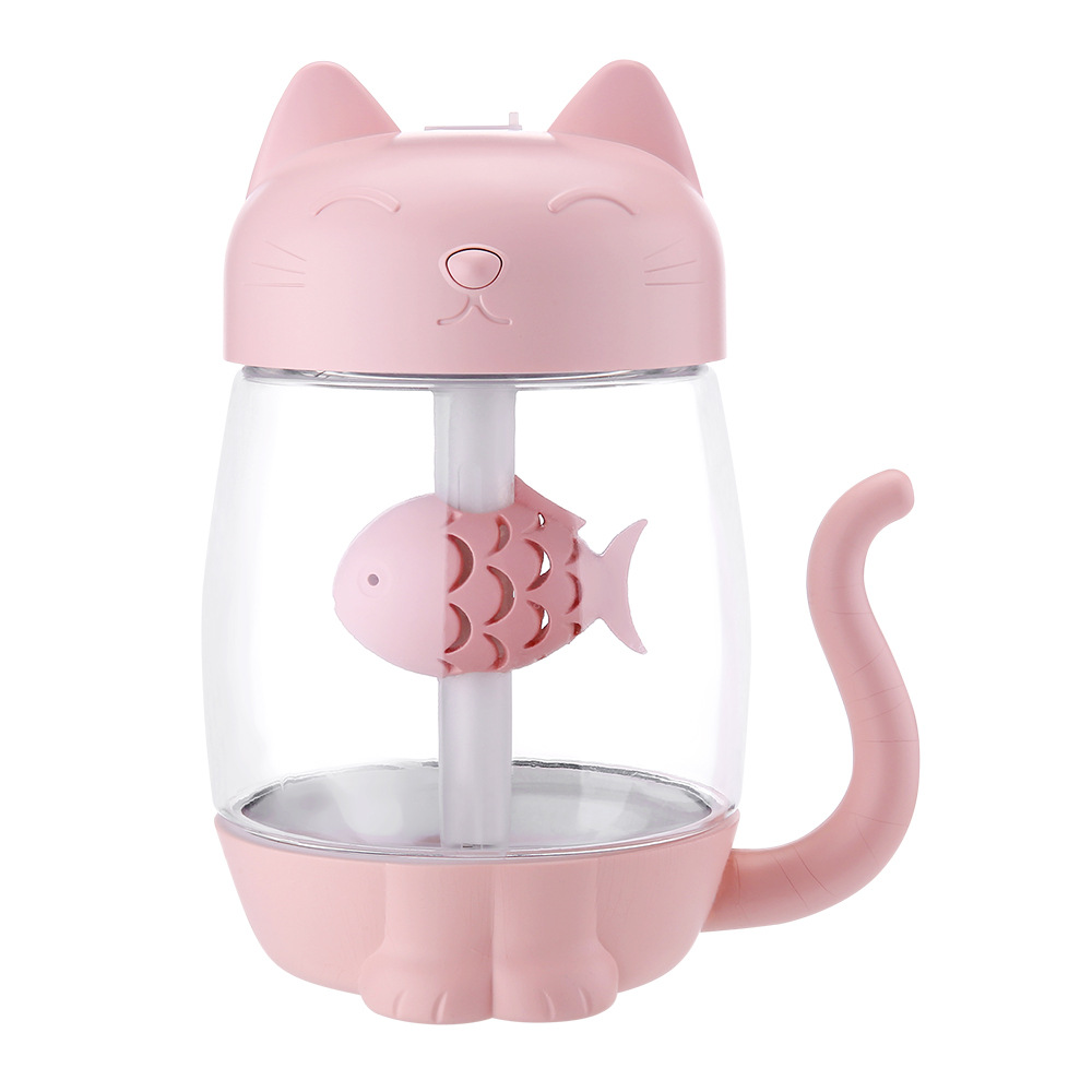3 In 1 Cute Cat LED Humidifier