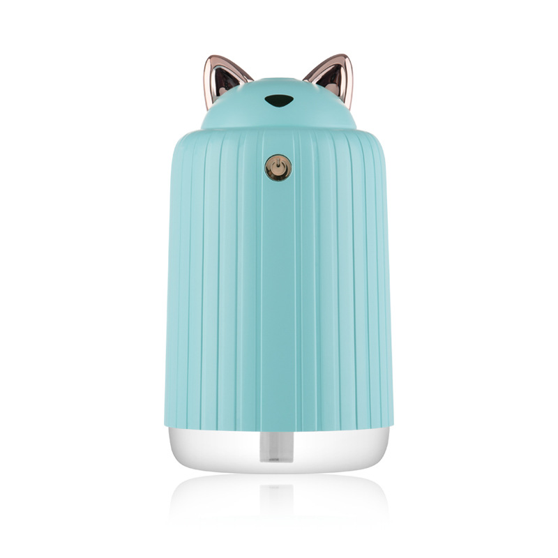 Cat Humidifier Card Pass Mini Seven Color Lamp Car Desktop Home Air Purification Water Mute Humidification